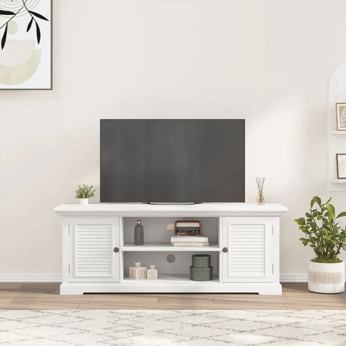 Dulap TV, alb, 110x30x41 cm, lemn prelucrat - WALTI WALTI