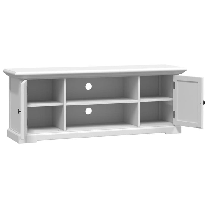 Dulap TV, alb, 110x30x41 cm, lemn prelucrat - WALTI WALTI