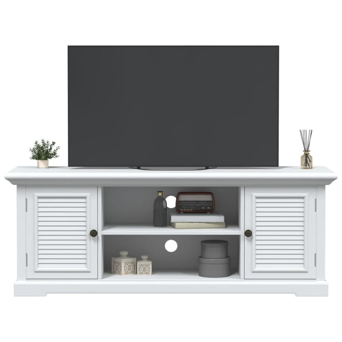Dulap TV, alb, 110x30x41 cm, lemn prelucrat - WALTI WALTI