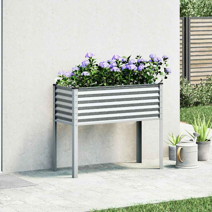 Jardinieră de grădină 100x45x90 cm, oțel galvanizat WALTI