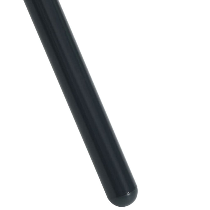 Masă terasă rotundă, antracit, Ø80x72,5 cm oțel vopsit electro. - WALTI WALTI