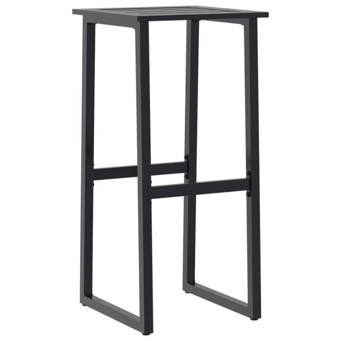 Scaune bar, 2 buc. negru 38x38x80 cm oțel vopsit electrostatic - WALTI WALTI