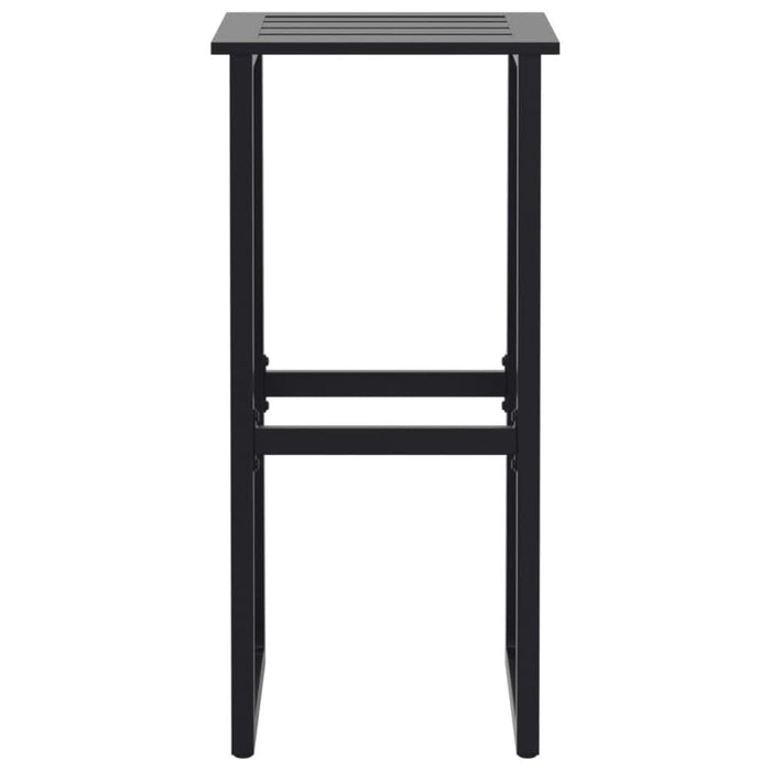 Scaune bar, 2 buc. negru 38x38x80 cm oțel vopsit electrostatic - WALTI WALTI