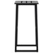 Scaune bar, 2 buc. negru 38x38x80 cm oțel vopsit electrostatic - WALTI WALTI