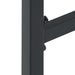Scaune bar, 2 buc. negru 38x38x80 cm oțel vopsit electrostatic - WALTI WALTI