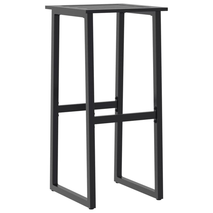 Scaune bar 4 buc. negru 38x38x80 cm oțel vopsit electrostatic - WALTI WALTI