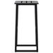 Scaune bar 4 buc. negru 38x38x80 cm oțel vopsit electrostatic - WALTI WALTI