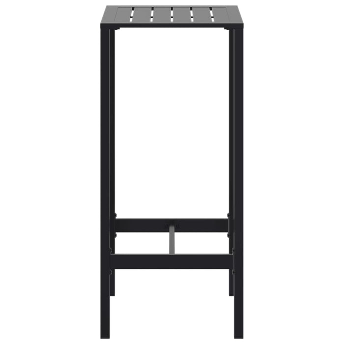 Masă de bar, negru, 50x50x110 cm, oțel vopsit electrostatic - WALTI WALTI