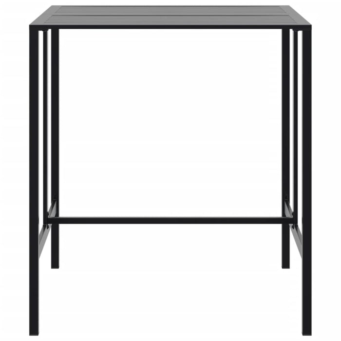 Masă de bar, negru, 100x100x110 cm, oțel vopsit electrostatic - WALTI WALTI