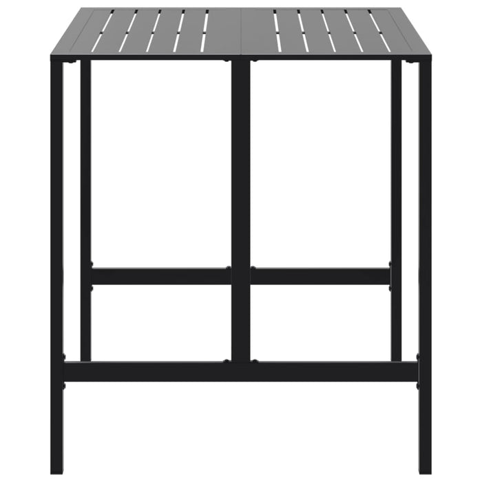 Masă de bar, negru, 100x100x110 cm, oțel vopsit electrostatic - WALTI WALTI