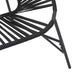 Set scaune de grădină 3 buc Poly Rattan negru - WALTI WALTI