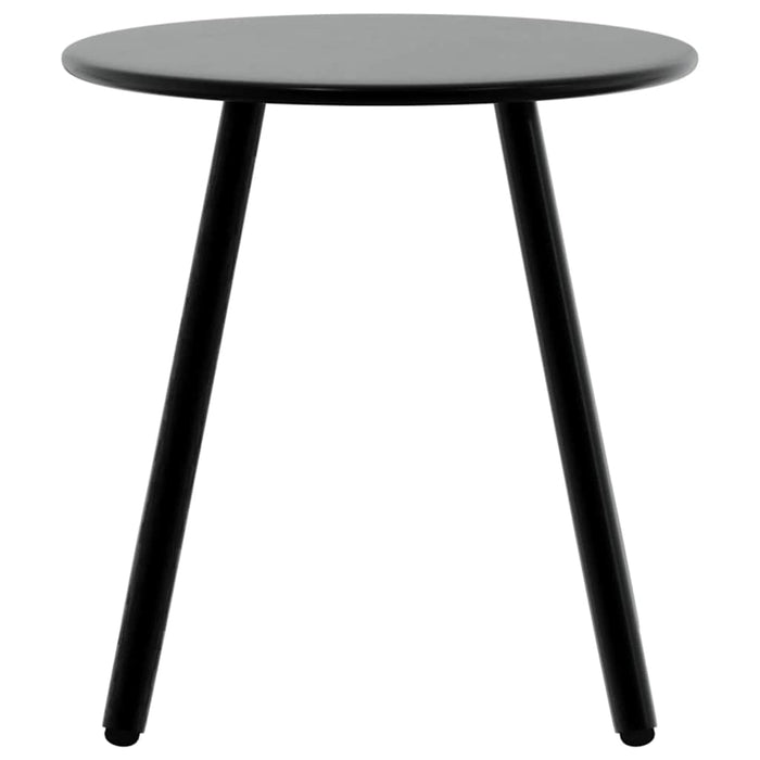 Set scaune de grădină 3 buc Poly Rattan alb și negru - WALTI WALTI