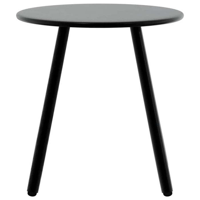 Set scaune de grădină 3 buc Polyrattan negru și gri deschis - WALTI WALTI