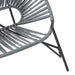 Set scaune de grădină 3 buc Polyrattan negru și gri deschis - WALTI WALTI