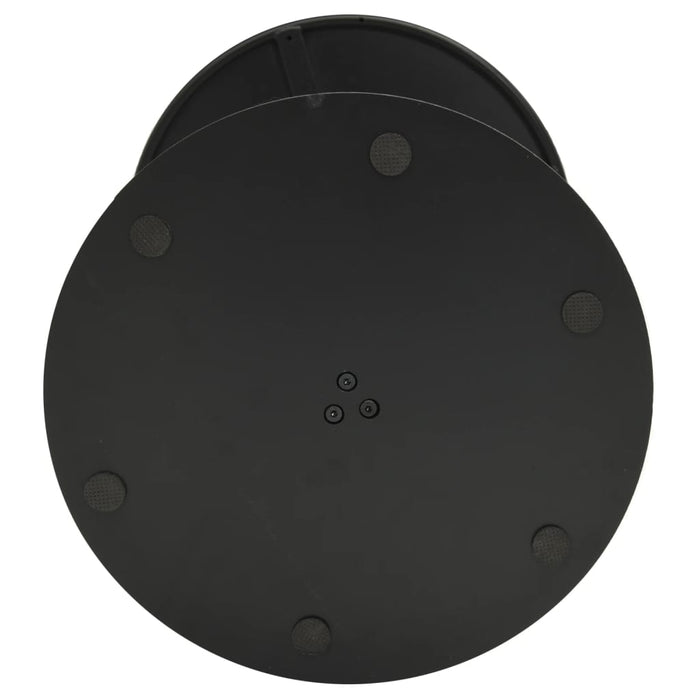 Masă de grădină rotundă, negru, Ø50x72 cm, oțel WALTI