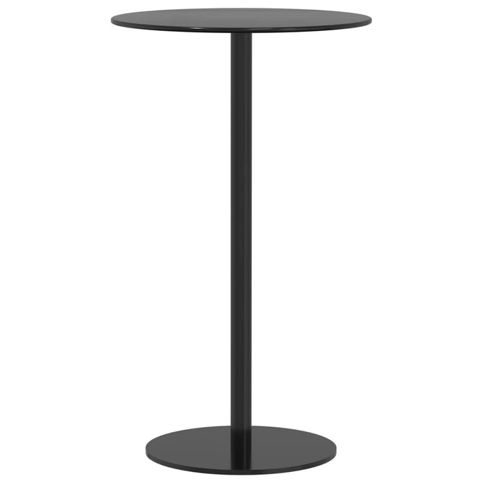 Masă de grădină rotundă, negru, Ø60x105 cm, oțel - WALTI WALTI