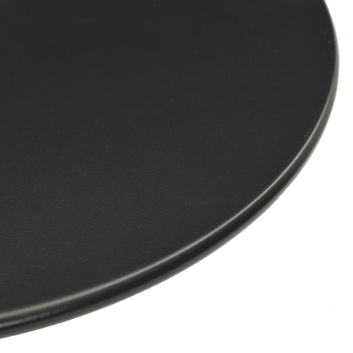 Masă de grădină rotundă, negru, Ø60x105 cm, oțel - WALTI WALTI
