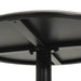 Masă de grădină rotundă, negru, Ø60x105 cm, oțel - WALTI WALTI