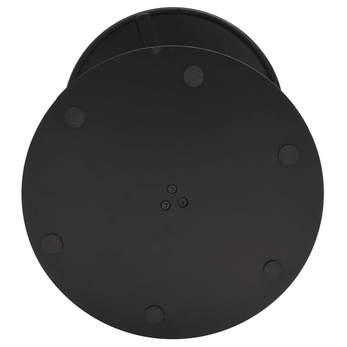 Masă de grădină rotundă, negru, Ø60x105 cm, oțel - WALTI WALTI