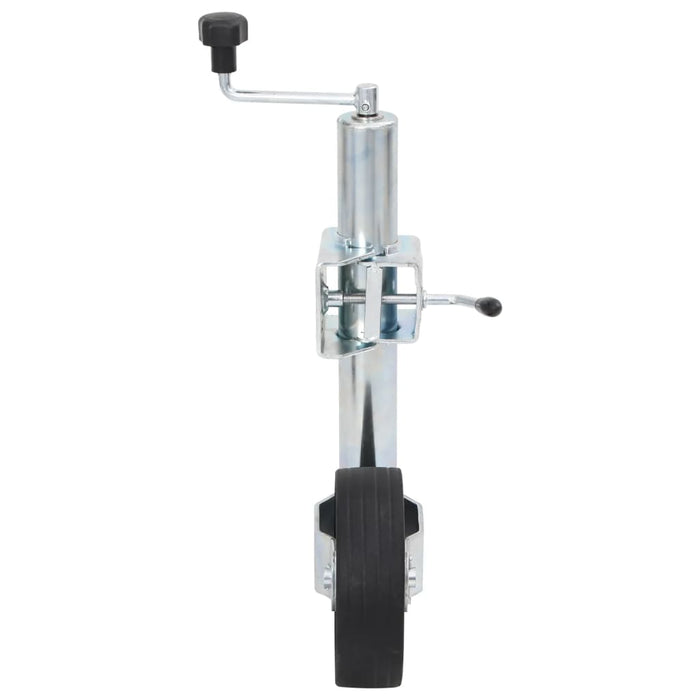 Roată manevră remorcă 60 mm 2 tub susținere/3 cleme despicate WALTI