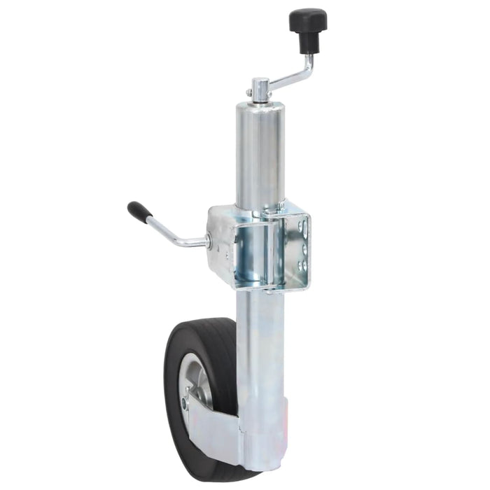 Roată manevră remorcă 60 mm 2 tub susținere/3 cleme despicate WALTI