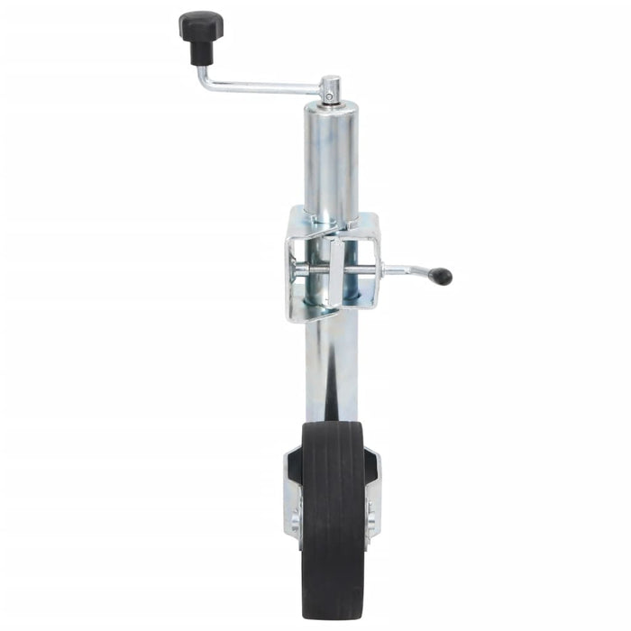 Roată manevră remorcă 60 mm 2 tub susținere/3 cleme despicate - WALTI WALTI