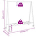 Suport pentru haine cu rafturi și roți 106x34x106,5 cm bambus - WALTI WALTI
