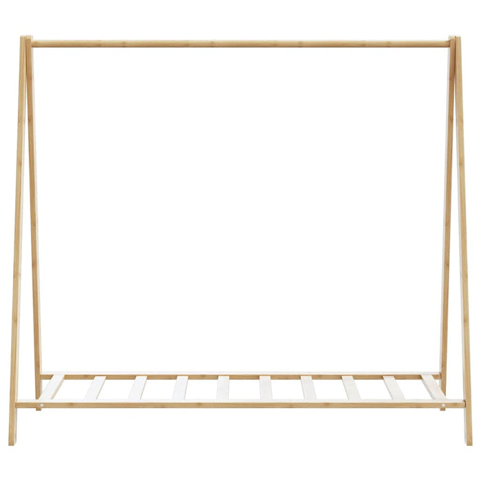 Cuier pentru haine cu rafturi, 106x34x102 cm, bambus - WALTI WALTI
