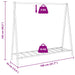 Cuier pentru haine cu rafturi, 106x34x102 cm, bambus - WALTI WALTI