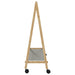 Suport pentru haine cu rafturi și roți 106x34x106,5 cm bambus - WALTI WALTI