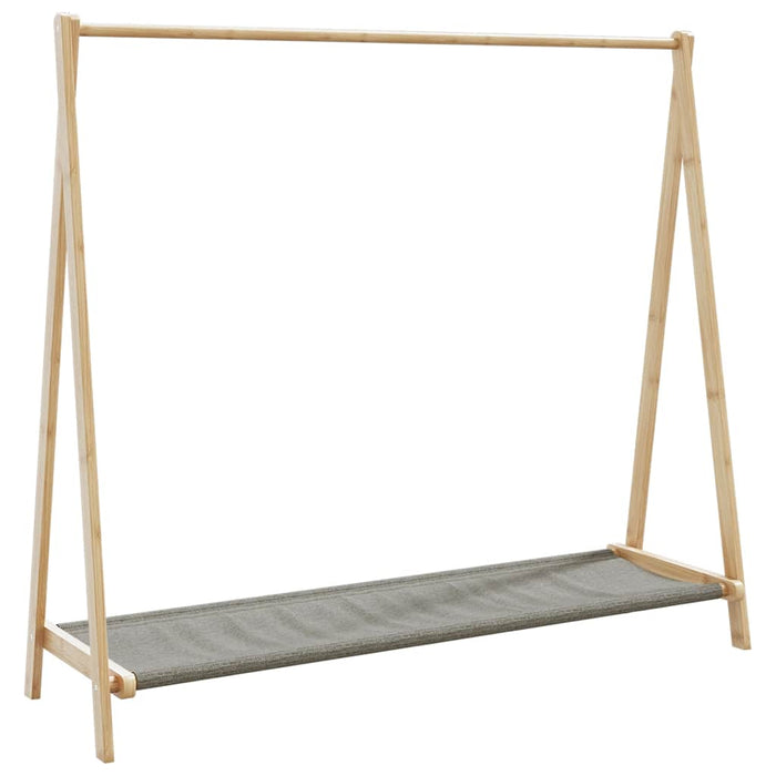Cuier pentru haine cu rafturi, 106x34x102 cm, bambus - WALTI WALTI