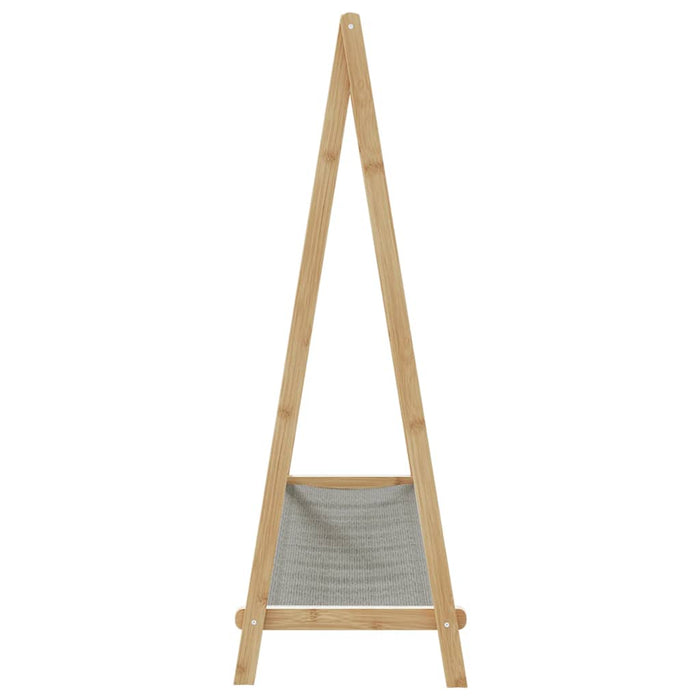 Cuier pentru haine cu rafturi, 106x34x102 cm, bambus - WALTI WALTI