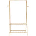 Cuier pentru haine cu rafturi, 96x45,5x150,5 cm, bambus - WALTI WALTI