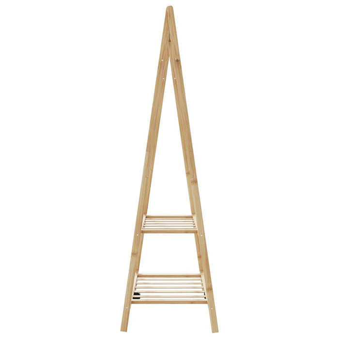 Cuier pentru haine cu rafturi, 96x45,5x150,5 cm, bambus - WALTI WALTI