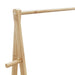 Suport pentru haine cu rafturi și roți 96x45,5x155,5 cm bambus - WALTI WALTI