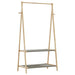 Cuier pentru haine cu rafturi, 96x45,5x150,5 cm, bambus - WALTI WALTI