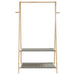 Cuier pentru haine cu rafturi, 96x45,5x150,5 cm, bambus - WALTI WALTI