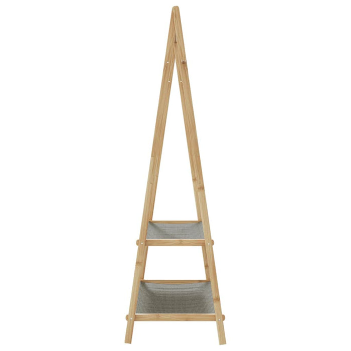 Cuier pentru haine cu rafturi, 96x45,5x150,5 cm, bambus - WALTI WALTI