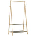 Cuier pentru haine cu rafturi, 96x45,5x150,5 cm, bambus - WALTI WALTI