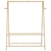 Cuier pentru haine cu rafturi, 132x45,5x150,5 cm, bambus - WALTI WALTI