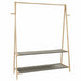 Cuier pentru haine cu rafturi, 132x45,5x150,5 cm, bambus - WALTI WALTI
