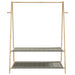 Cuier pentru haine cu rafturi, 132x45,5x150,5 cm, bambus - WALTI WALTI