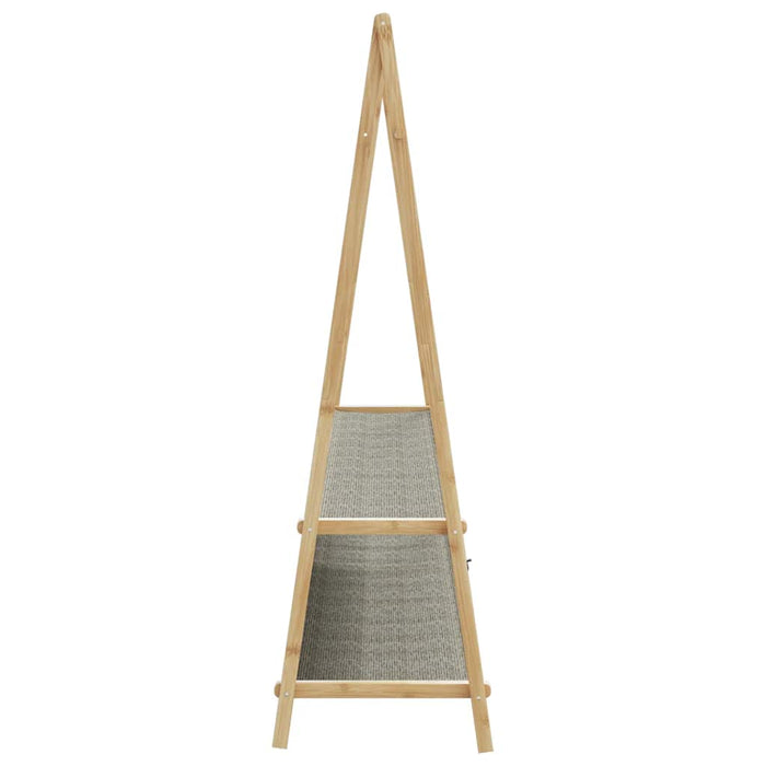 Cuier pentru haine cu rafturi, 132x45,5x150,5 cm, bambus - WALTI WALTI