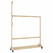 Suport pentru haine cu cârlige și roți 100x35x157 cm bambus - WALTI WALTI