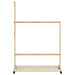 Suport pentru haine cu cârlige și roți 100x35x157 cm bambus - WALTI WALTI