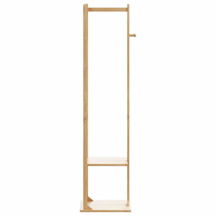 Suport pentru haine cu cârlige și rafturi 38,5x30x156 cm bambus - WALTI WALTI