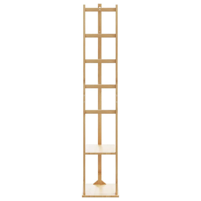 Suport pentru haine cu cârlige și rafturi 38,5x30x156 cm bambus - WALTI WALTI
