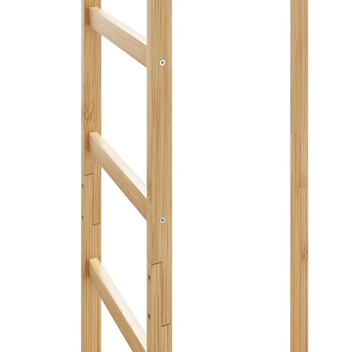 Suport pentru haine cu cârlige și rafturi 38,5x30x156 cm bambus - WALTI WALTI