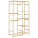 Cuier pentru haine cu rafturi, 100x50x184,5 cm, bambus - WALTI WALTI