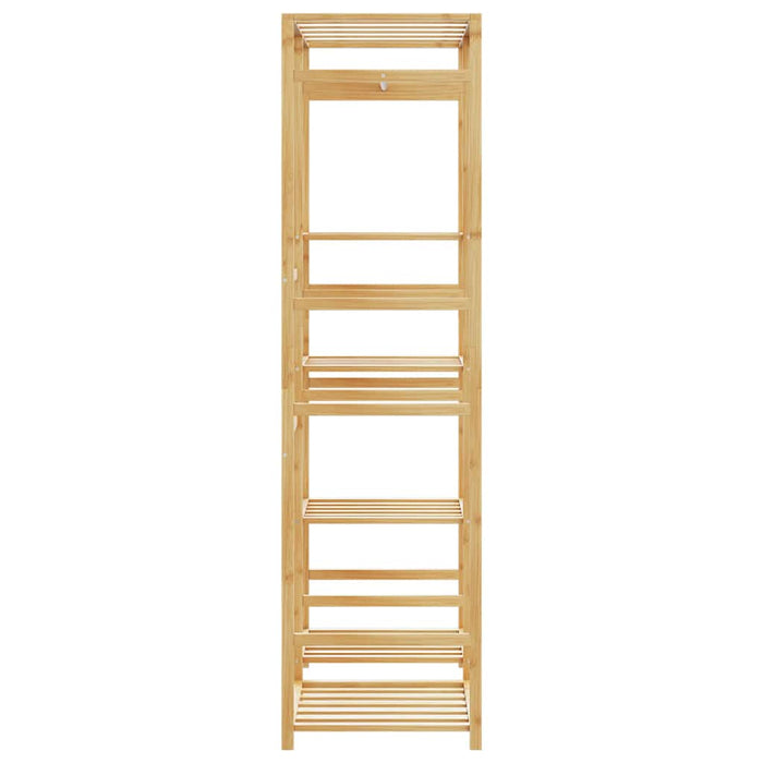Cuier pentru haine cu rafturi, 100x50x184,5 cm, bambus - WALTI WALTI